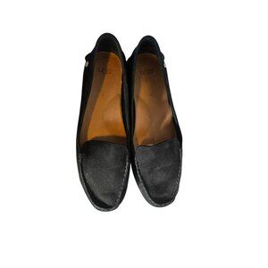 UGG Size 8.5 Women's Loafers Suede Driving Moccasins Black
